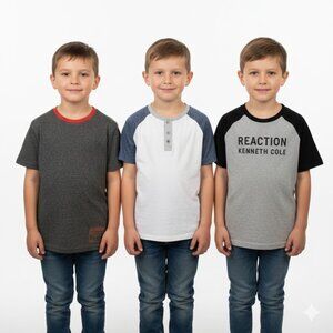 Boys Boy's Kenneth Cole Reaction 3 Pack T Tee Shirts Tops Size 10/12 NWT